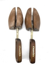 Church’s Vintage Shoe Trees Hardwood Men’s Stretchers Spring Loaded