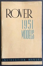 ROVER 1951 Models Car Owners