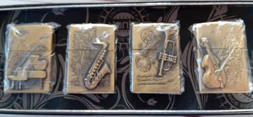 Set jazz themed wind - set, 4