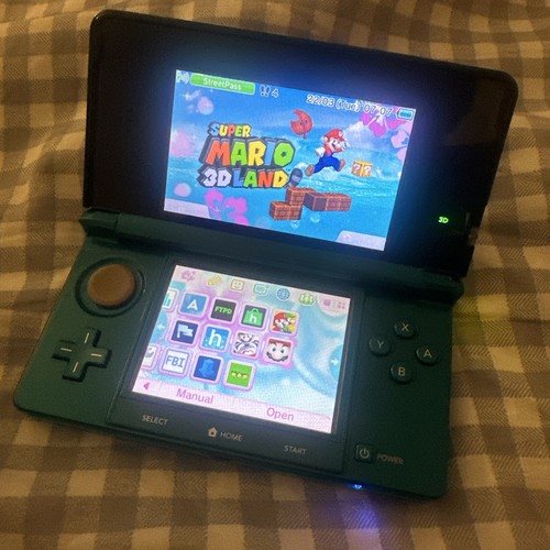 Nintendo 3ds aqua - nintendo,