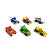 Paw Patrol Die Cast Ready Race Rescue Race Cars True Metal Vehicles x6 Full Set