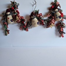 Snowman Garland Approx 4 3/4