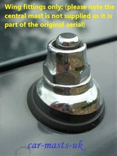 Aerial antenna chrome inox - aerial,