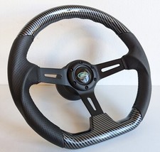 Steering Wheel fits For Land Rover  Defender Flat Black 90 110 130 36 splines