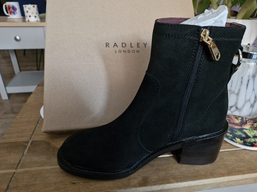 Brand new radley black ankle - radley,