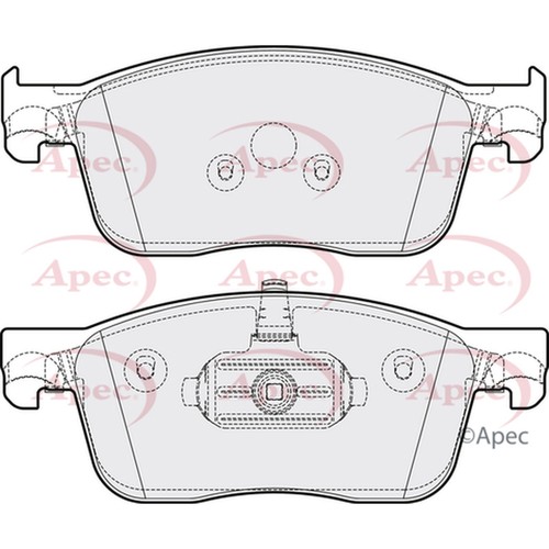 Brake pads set - brake, for