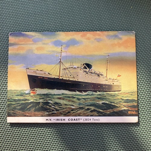 Merchant navy postcard coast - merchant,