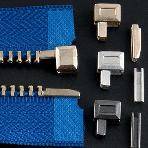 Pairs zipper stopper - pairs, open