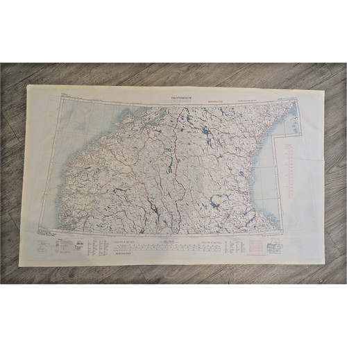 Vintage 1953 raf silk escape - raf,