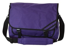 BAG SHOULDER STRAP MESSENGER LAPTOP SCHOOL WORK OFFICE SLING BAG PURPLE MEN'S