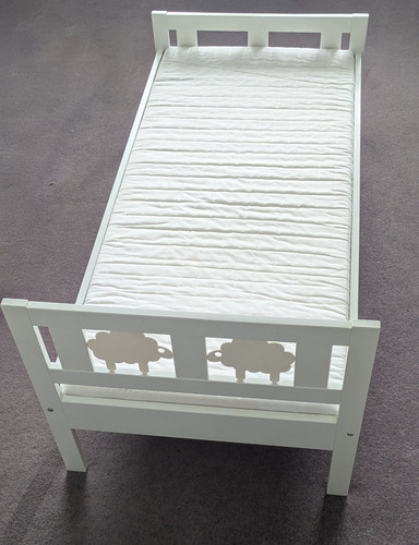 White wooden children - white, children’s