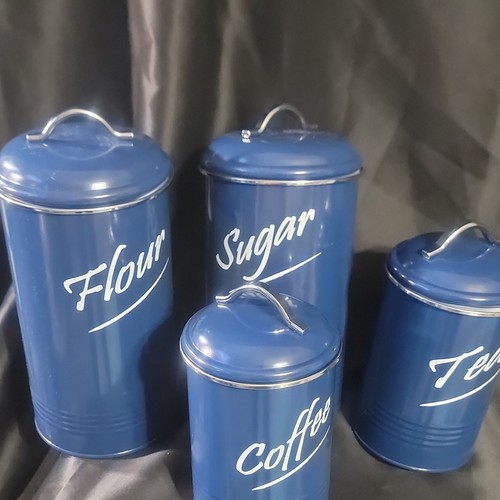 Blue metal 4pc - metal,