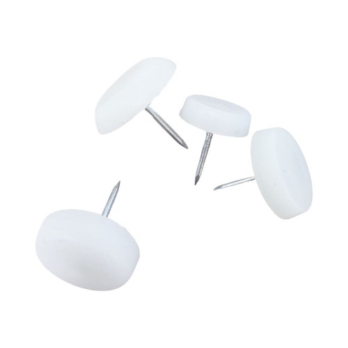 White furniture glides 23 - white,