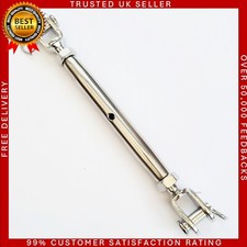 Stainless Steel M5 Turnbuckle / Rigging Screw, 316 Stainless Steel with Fork End