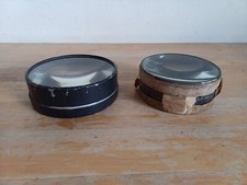 2 x Vintage Condenser Lens for