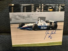 Jon Herb Signed Indy 500 8 X 10 Car Photo Autographed Indianapolis Some Damage