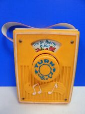 vintage FISHER PRICE FP TOY MUSIC BOX POCKET RADIO the mulberry bush 758 1970s