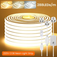 220V COB Neon LED Strip Lights