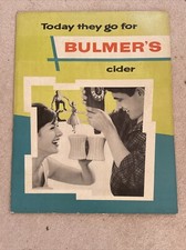 Vintage Bulmer's Cider Advertising Poster Sign 60-ties Retro Large Today they go