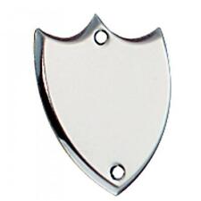 Bevelled chrome record shield