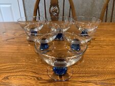 Denby Blue Jetty Footed Glass