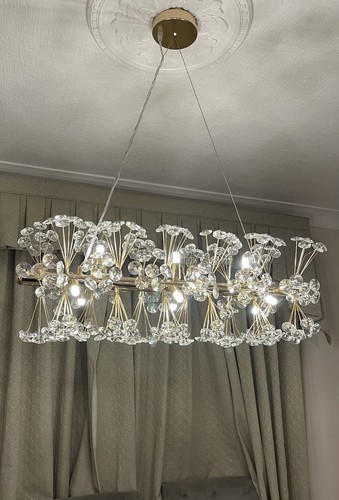 Crystal gold floral - crystal,