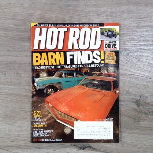 Hot rod magazine may - rod, barn