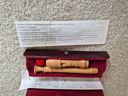 Moeck soprano recorder key - recorder, of