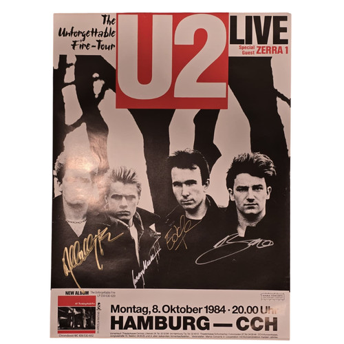 Signed event poster - signed,