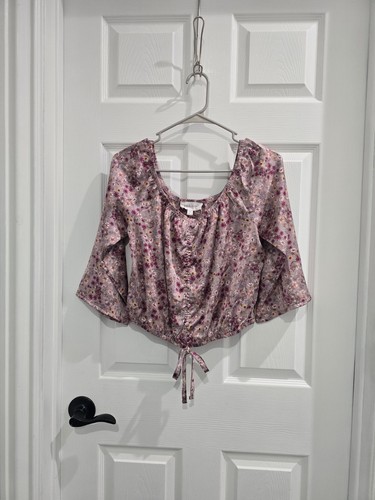 Pink rose floral crop - , top