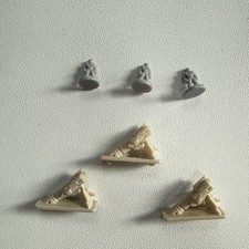 Epic 40k Mole Mortars x3 Squat
