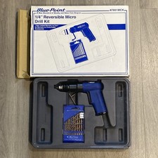 Blue-Point by Snap-on 1/4" Reversible Air Micro Drill Kit AT801MC
