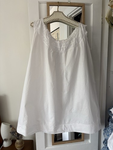 Antique vintage white cotton - antique,