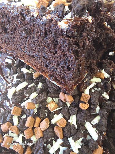 Chocolate sponge with oreo - chocolate,