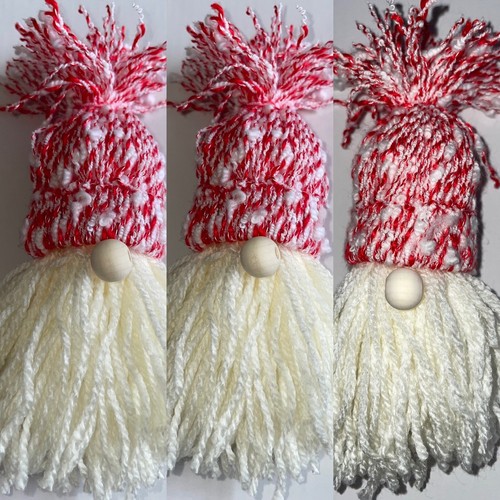 Handmade knitted gonk gnome - knitted,