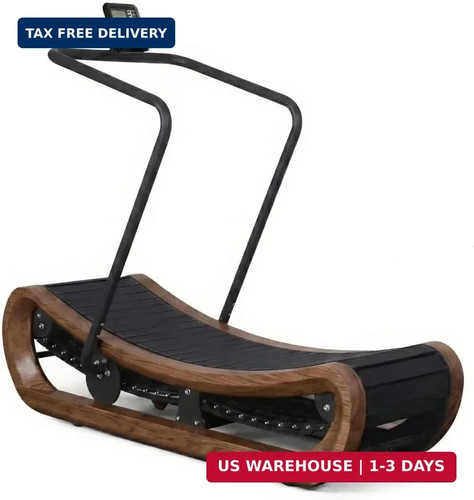 Curved manual treadmill self - treadmill,