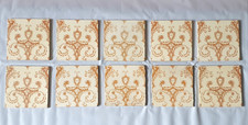 Set of 10 Fireplace Tiles