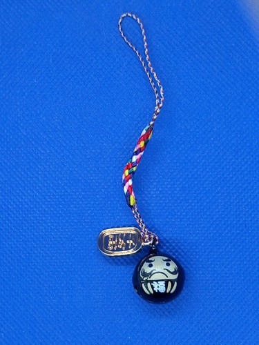 Daruma wind charm black - black, (tiny