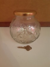 Large decorative glass jar - large,