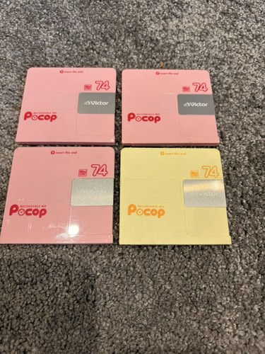Victor pink 74min - pink, minidisc