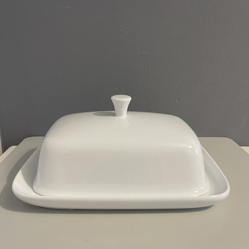 Tesco porcelain butter dish - porcelain,