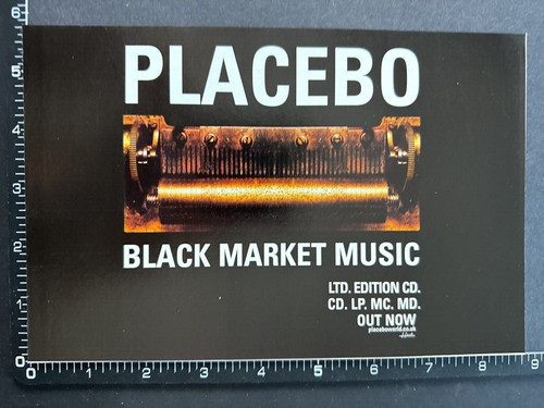 Placebo black market - placebo,