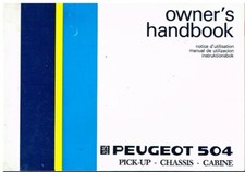 PEUGEOT 504 PICK-UP 1.6 1.8