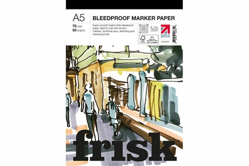Frisk bleedproof marker pad - bleedproof,