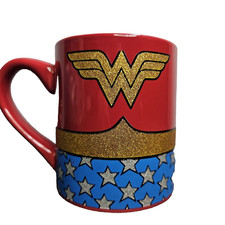 Wonder Woman DC Glitter Logo