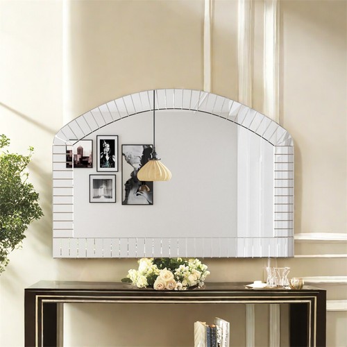 Large arched wall mirror - arched,