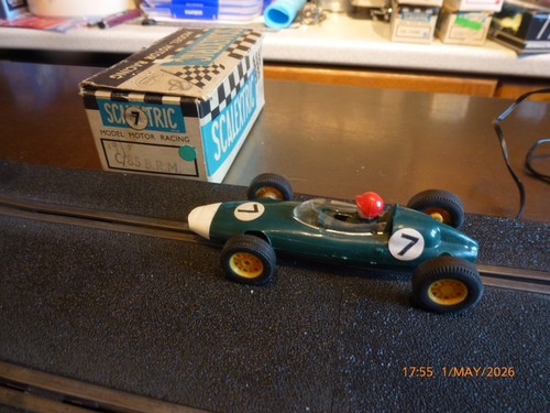Scalextric car brm - car, green