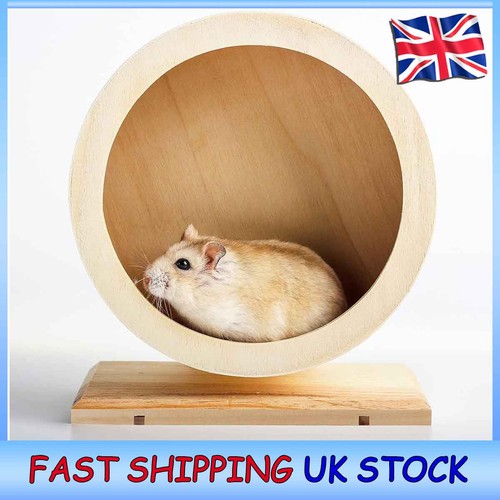 Silent wooden hamster wheel - silent,