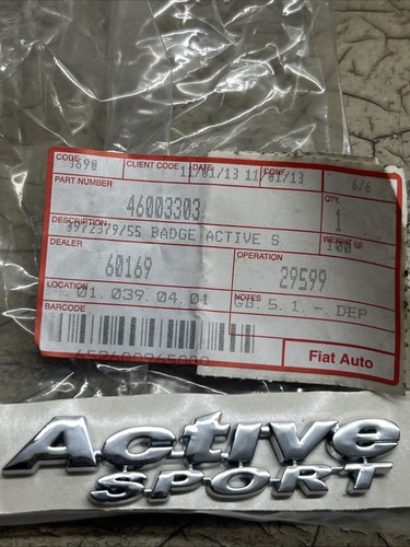 Genuine fiat part - part., 46003303