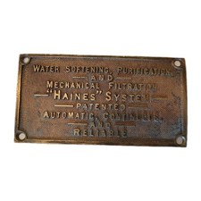 Railwayana Brass Haines System